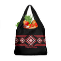 Aotearoa Atua Tumatauenga Grocery Bag Maori God Of War Taniko Motifs