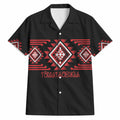 Aotearoa Atua Tumatauenga Personalised Hawaiian Shirt Maori God Of War Taniko Motifs