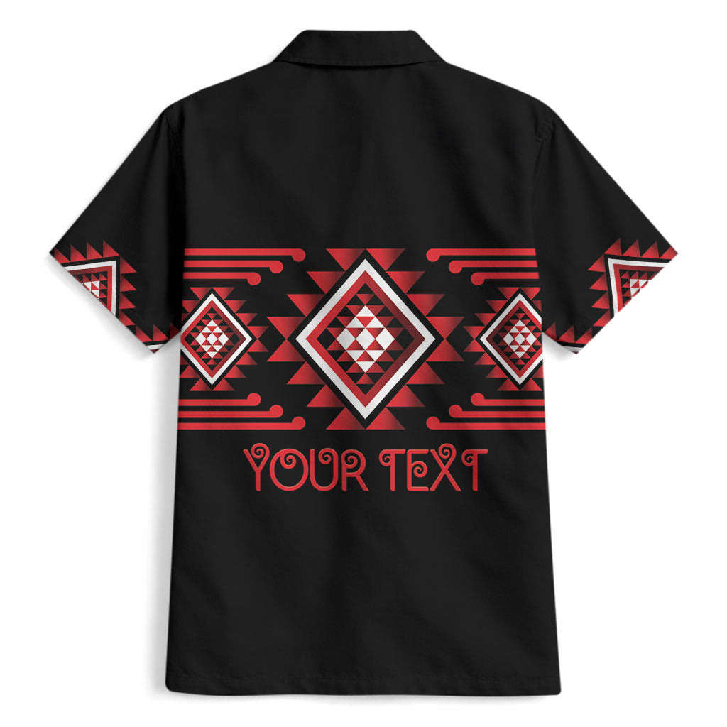Aotearoa Atua Tumatauenga Personalised Hawaiian Shirt Maori God Of War Taniko Motifs