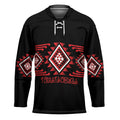 Aotearoa Atua Tumatauenga Personalised Hockey Jersey Maori God Of War Taniko Motifs