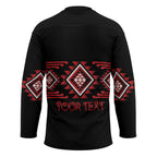 Aotearoa Atua Tumatauenga Personalised Hockey Jersey Maori God Of War Taniko Motifs