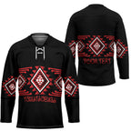 Aotearoa Atua Tumatauenga Personalised Hockey Jersey Maori God Of War Taniko Motifs