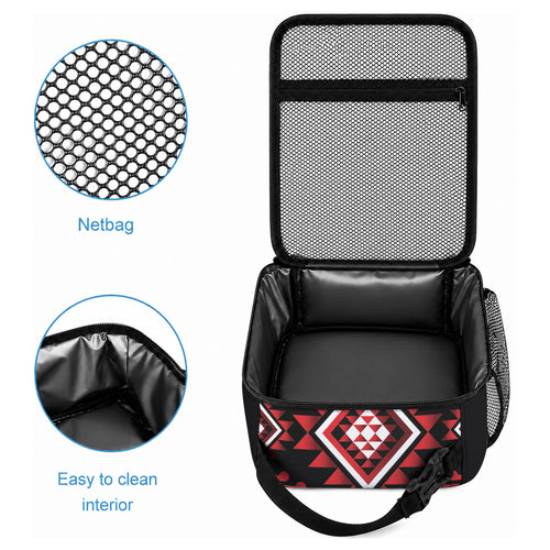 Aotearoa Atua Tumatauenga Lunch Bag Maori God Of War Taniko Motifs