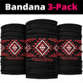 Aotearoa Atua Tumatauenga Neck Gaiter Maori God Of War Taniko Motifs
