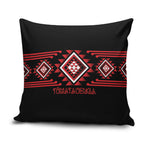 Aotearoa Atua Tumatauenga Pillow Cover Maori God Of War Taniko Motifs