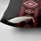Aotearoa Atua Tumatauenga Pillow Cover Maori God Of War Taniko Motifs