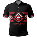 Aotearoa Atua Tumatauenga Personalised Polo Shirt Maori God Of War Taniko Motifs
