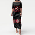 Aotearoa Atua Tumatauenga Personalised Puletasi Maori God Of War Taniko Motifs