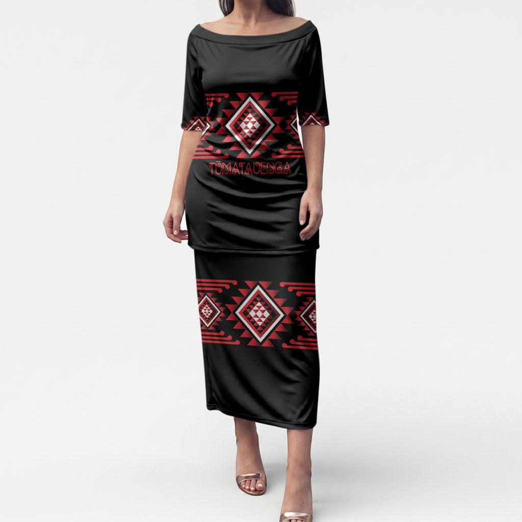 Aotearoa Atua Tumatauenga Personalised Puletasi Maori God Of War Taniko Motifs