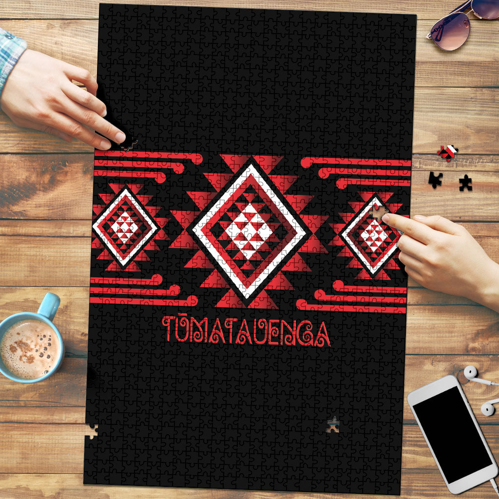 Aotearoa Atua Tumatauenga Puzzle Maori God Of War Taniko Motifs