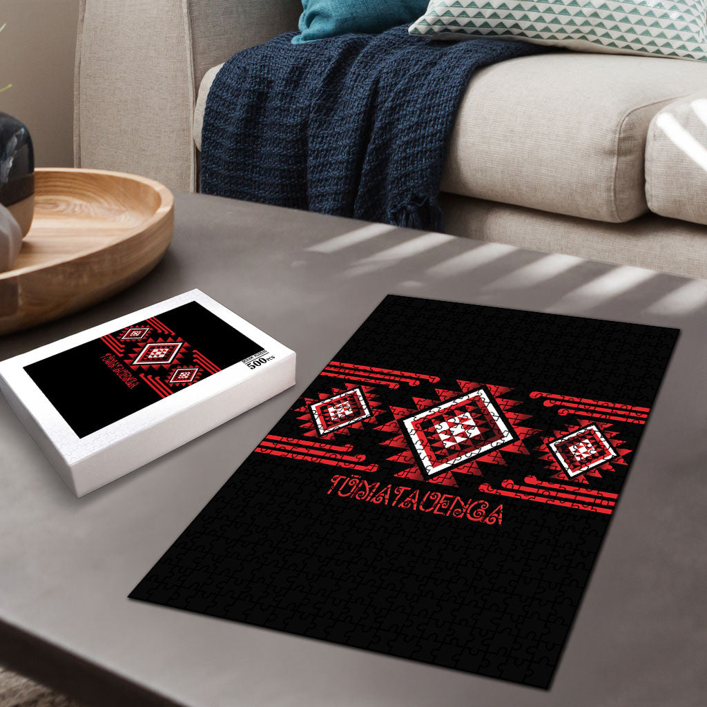 Aotearoa Atua Tumatauenga Puzzle Maori God Of War Taniko Motifs
