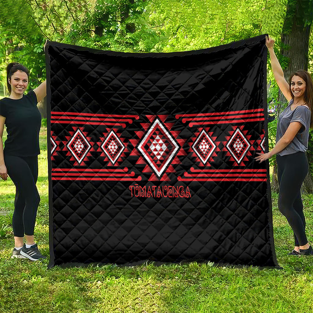Aotearoa Atua Tumatauenga Quilt Maori God Of War Taniko Motifs
