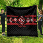 Aotearoa Atua Tumatauenga Quilt Maori God Of War Taniko Motifs