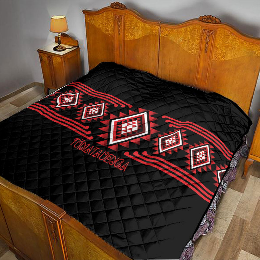 Aotearoa Atua Tumatauenga Quilt Maori God Of War Taniko Motifs