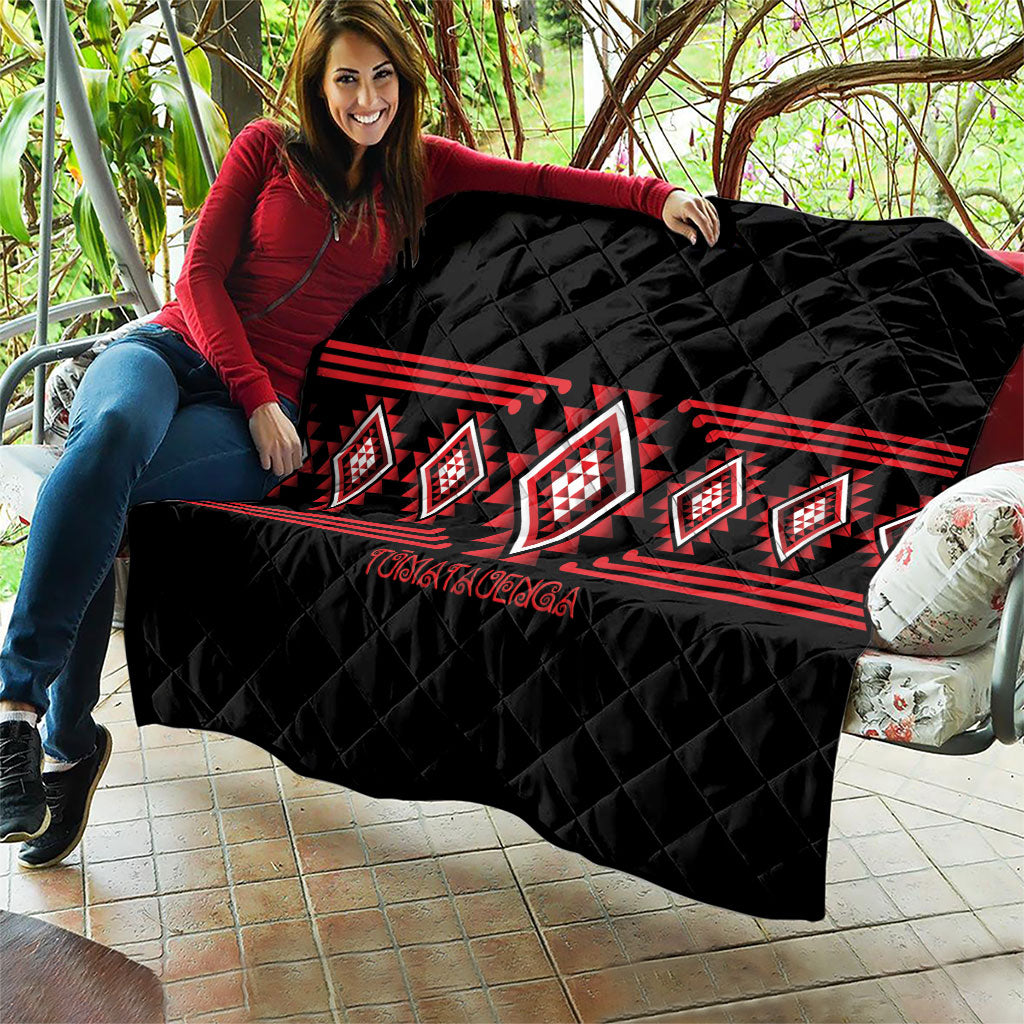 Aotearoa Atua Tumatauenga Quilt Maori God Of War Taniko Motifs