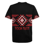 Aotearoa Atua Tumatauenga Personalised Rugby Jersey Maori God Of War Taniko Motifs
