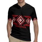 Aotearoa Atua Tumatauenga Personalised Rugby Jersey Maori God Of War Taniko Motifs