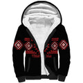 Aotearoa Atua Tumatauenga Personalised Sherpa Hoodie Maori God Of War Taniko Motifs