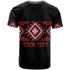 Aotearoa Atua Tumatauenga Personalised T Shirt Maori God Of War Taniko Motifs