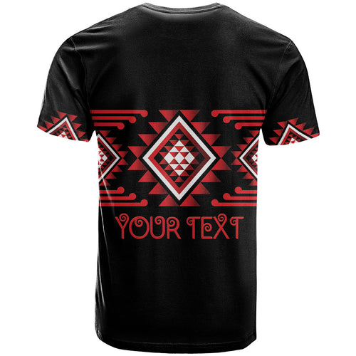 Aotearoa Atua Tumatauenga Personalised T Shirt Maori God Of War Taniko Motifs