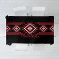 Aotearoa Atua Tumatauenga Tablecloth Maori God Of War Taniko Motifs