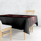 Aotearoa Atua Tumatauenga Tablecloth Maori God Of War Taniko Motifs