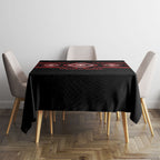 Aotearoa Atua Tumatauenga Tablecloth Maori God Of War Taniko Motifs
