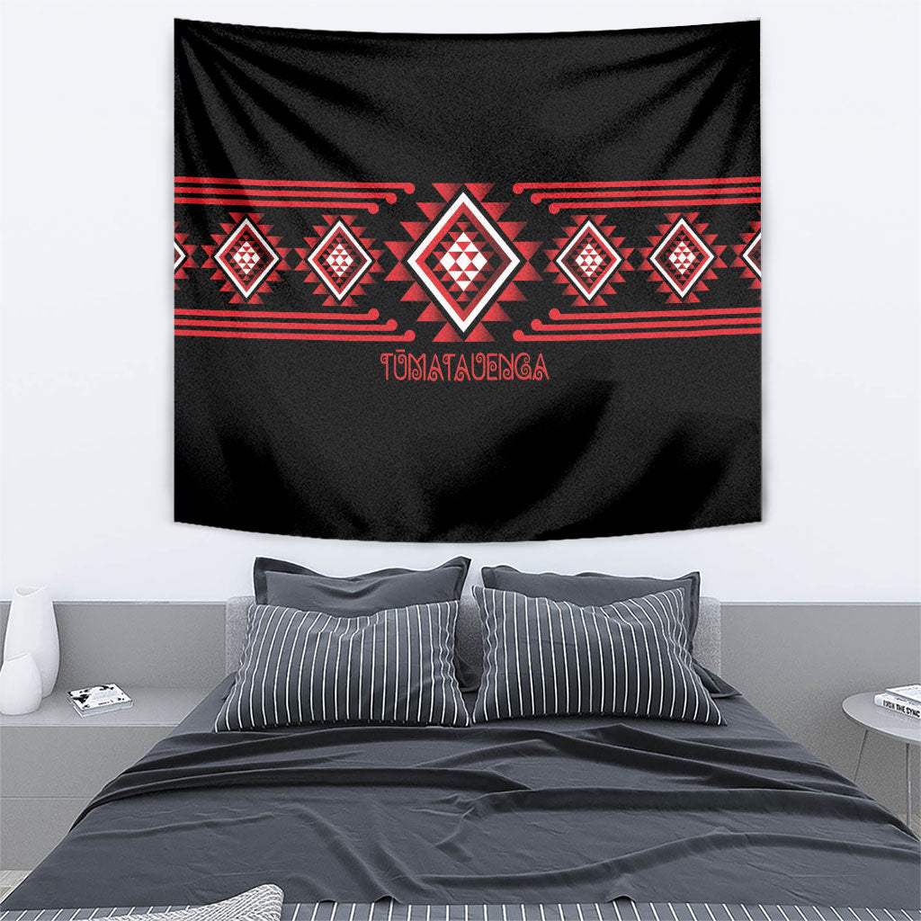 Aotearoa Atua Tumatauenga Tapestry Maori God Of War Taniko Motifs