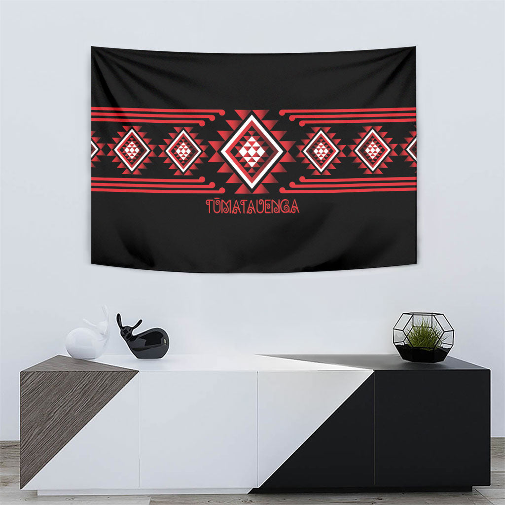 Aotearoa Atua Tumatauenga Tapestry Maori God Of War Taniko Motifs