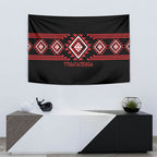 Aotearoa Atua Tumatauenga Tapestry Maori God Of War Taniko Motifs