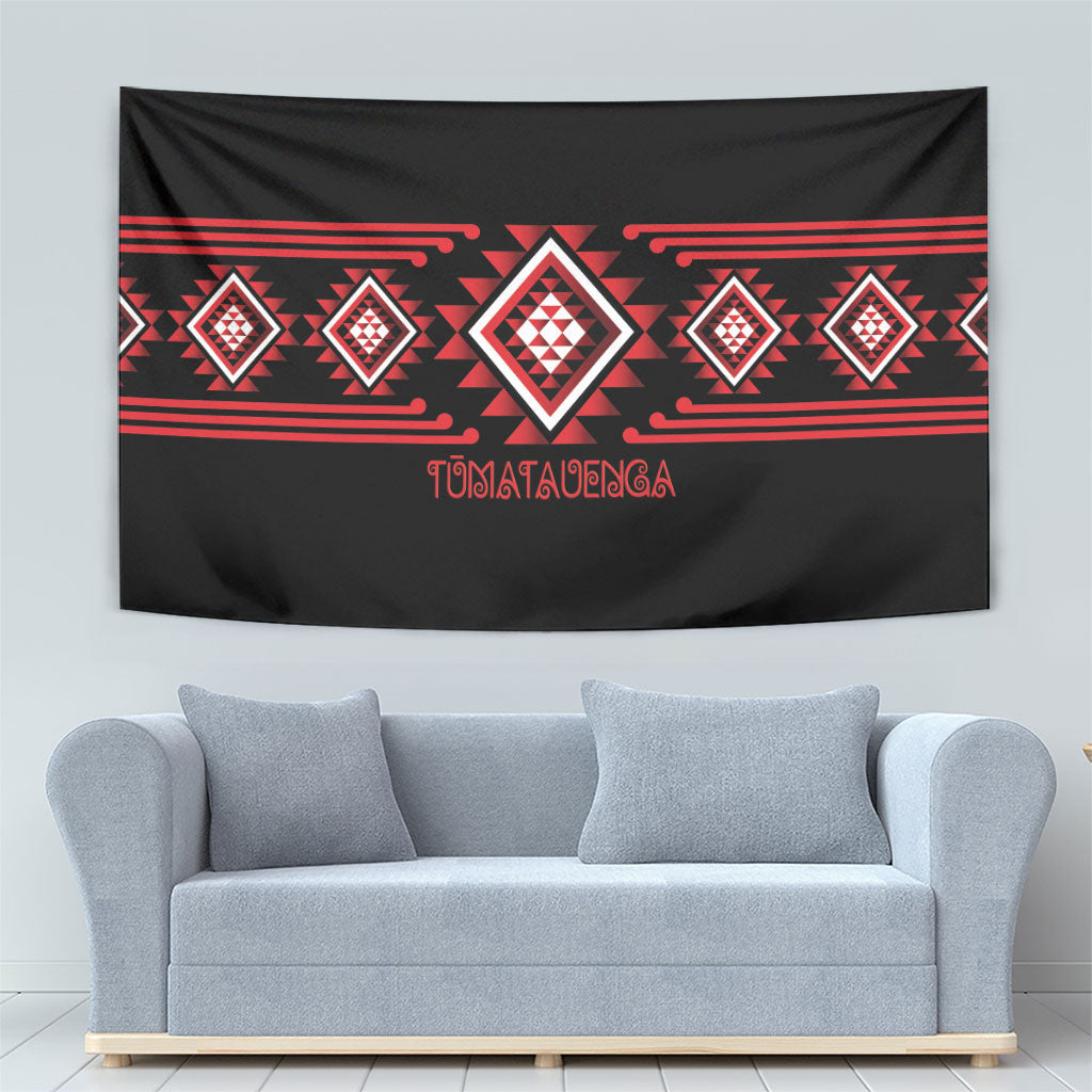 Aotearoa Atua Tumatauenga Tapestry Maori God Of War Taniko Motifs
