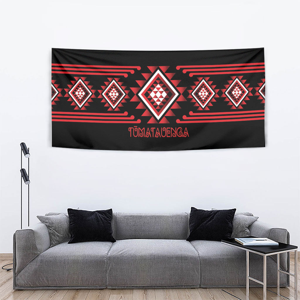 Aotearoa Atua Tumatauenga Tapestry Maori God Of War Taniko Motifs