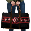 Aotearoa Atua Tumatauenga Travel Bag Maori God Of War Taniko Motifs