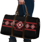Aotearoa Atua Tumatauenga Travel Bag Maori God Of War Taniko Motifs