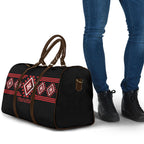 Aotearoa Atua Tumatauenga Travel Bag Maori God Of War Taniko Motifs