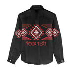 Aotearoa Atua Tumatauenga Personalised Women Casual Shirt Maori God Of War Taniko Motifs