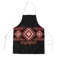 Aotearoa Atua Ruaumoko Apron Maori Powerful God Taniko Motifs