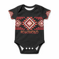 Aotearoa Atua Ruaumoko Personalised Baby Onesie Maori Powerful God Taniko Motifs