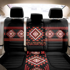 Aotearoa Atua Ruaumoko Back Car Seat Cover Maori Powerful God Taniko Motifs