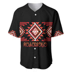 Aotearoa Atua Ruaumoko Personalised Baseball Jersey Maori Powerful God Taniko Motifs