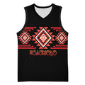 Aotearoa Atua Ruaumoko Personalised Basketball Jersey Maori Powerful God Taniko Motifs