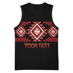 Aotearoa Atua Ruaumoko Personalised Basketball Jersey Maori Powerful God Taniko Motifs