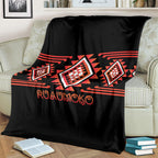Aotearoa Atua Ruaumoko Blanket Maori Powerful God Taniko Motifs