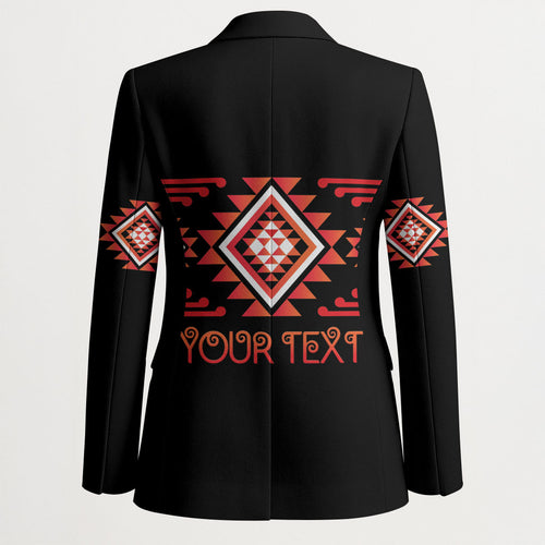Aotearoa Atua Ruaumoko Personalised Blazer Maori Powerful God Taniko Motifs