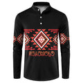 Aotearoa Atua Ruaumoko Personalised Button Sweatshirt Maori Powerful God Taniko Motifs