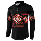 Aotearoa Atua Ruaumoko Personalised Button Sweatshirt Maori Powerful God Taniko Motifs