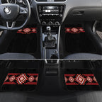 Aotearoa Atua Ruaumoko Personalised Car Mats Maori Powerful God Taniko Motifs