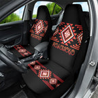 Aotearoa Atua Ruaumoko Car Seat Cover Maori Powerful God Taniko Motifs