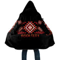Aotearoa Atua Ruaumoko Personalised Cloak Maori Powerful God Taniko Motifs