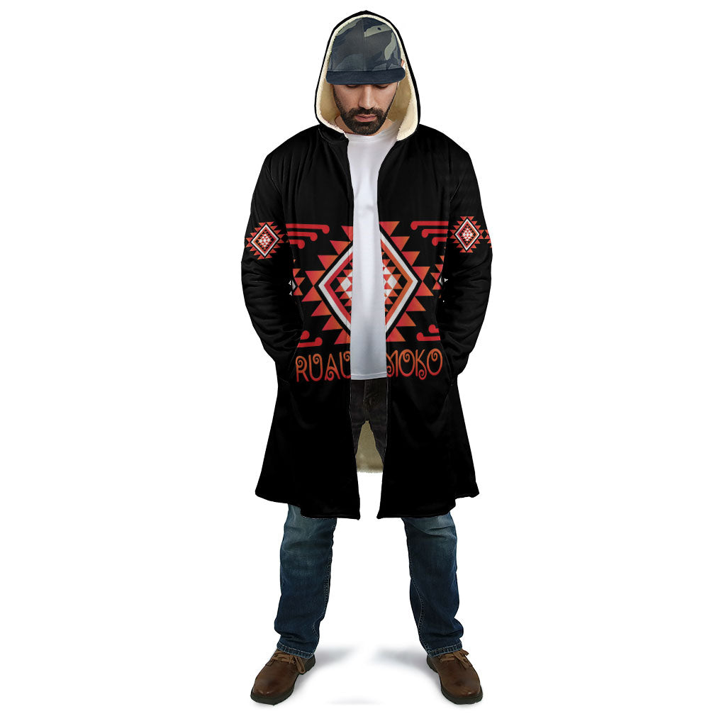Aotearoa Atua Ruaumoko Personalised Cloak Maori Powerful God Taniko Motifs